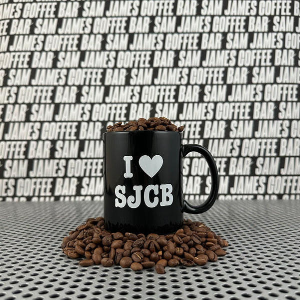 I LOVE SAM JAMES COFFEE BAR MUG