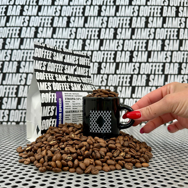 Black Diamond Chain Link Espresso Mug